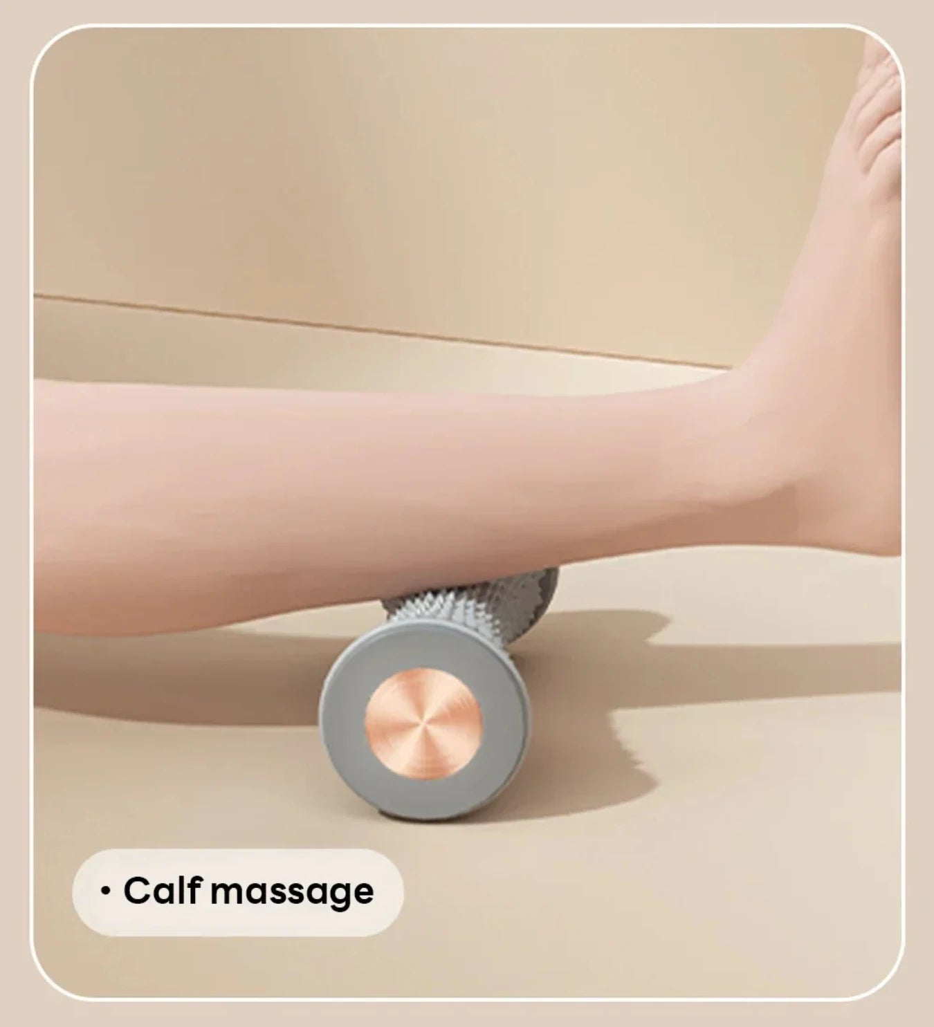 Foot massage roller with pvc and tpr material for muscle relaxation - product image