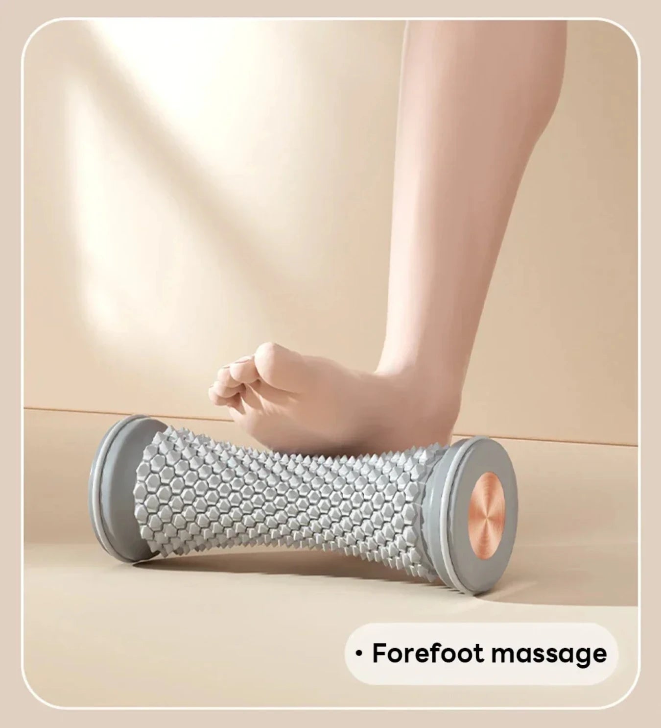 Foot massage roller with pvc and tpr material for muscle relaxation - product image