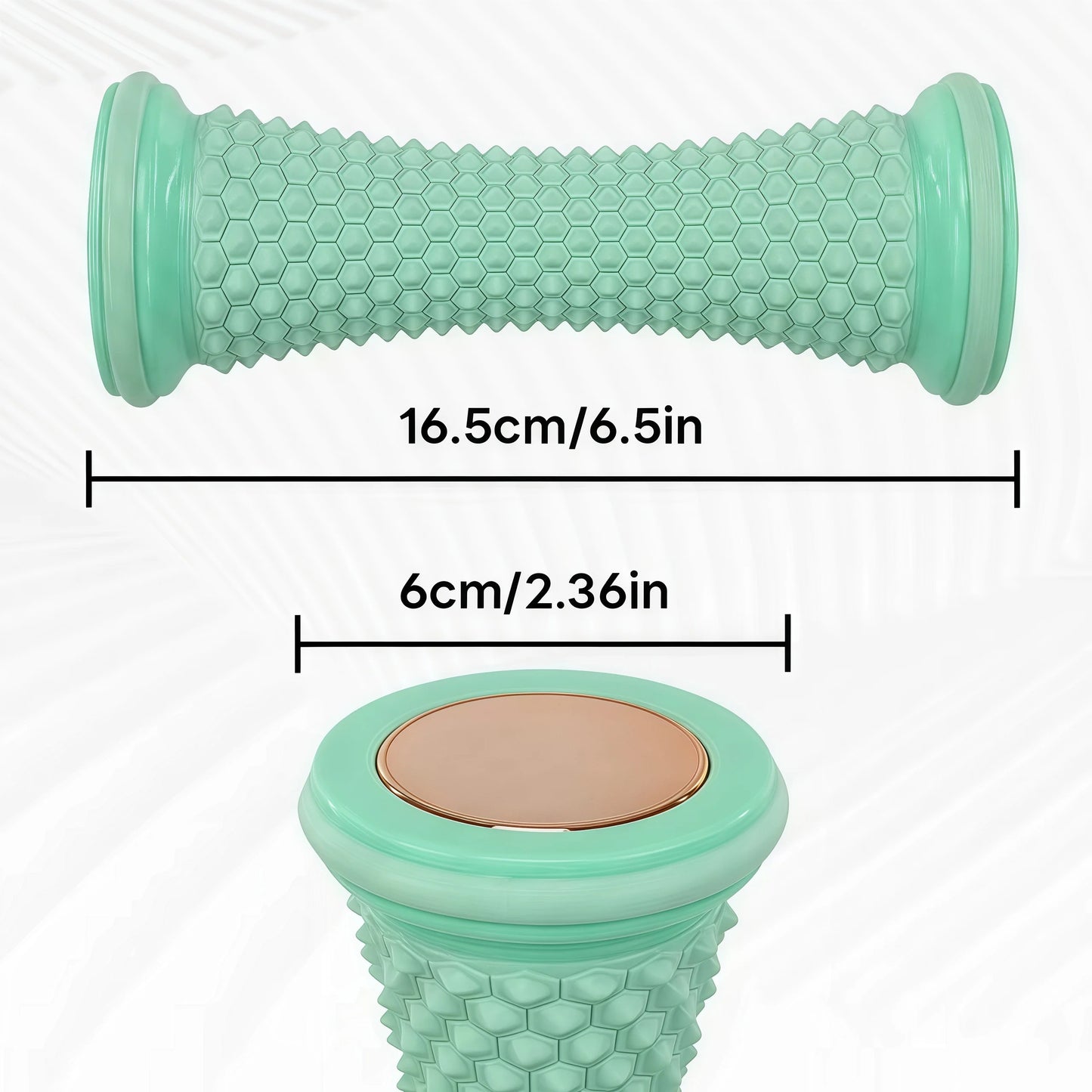 Foot massage roller with pvc and tpr material for muscle relaxation - product image