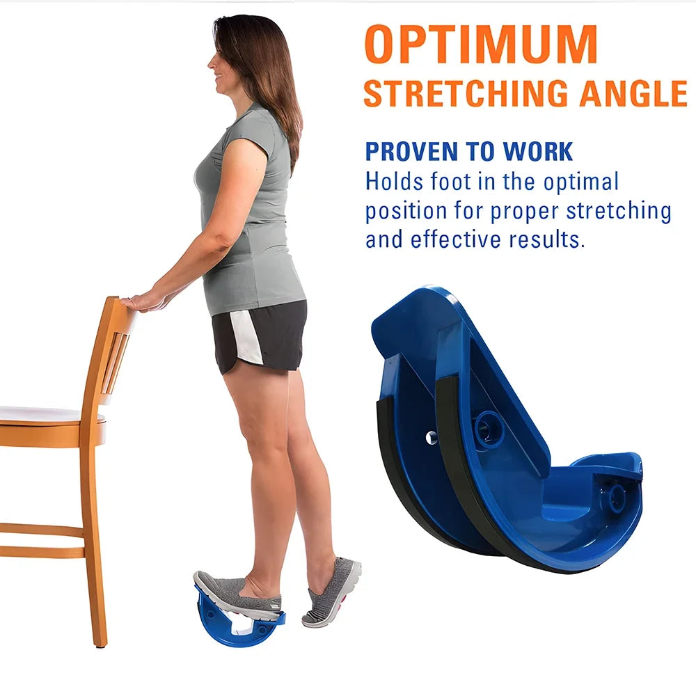 Foot rocking ankle calf stretch board with non-slip design - product image
