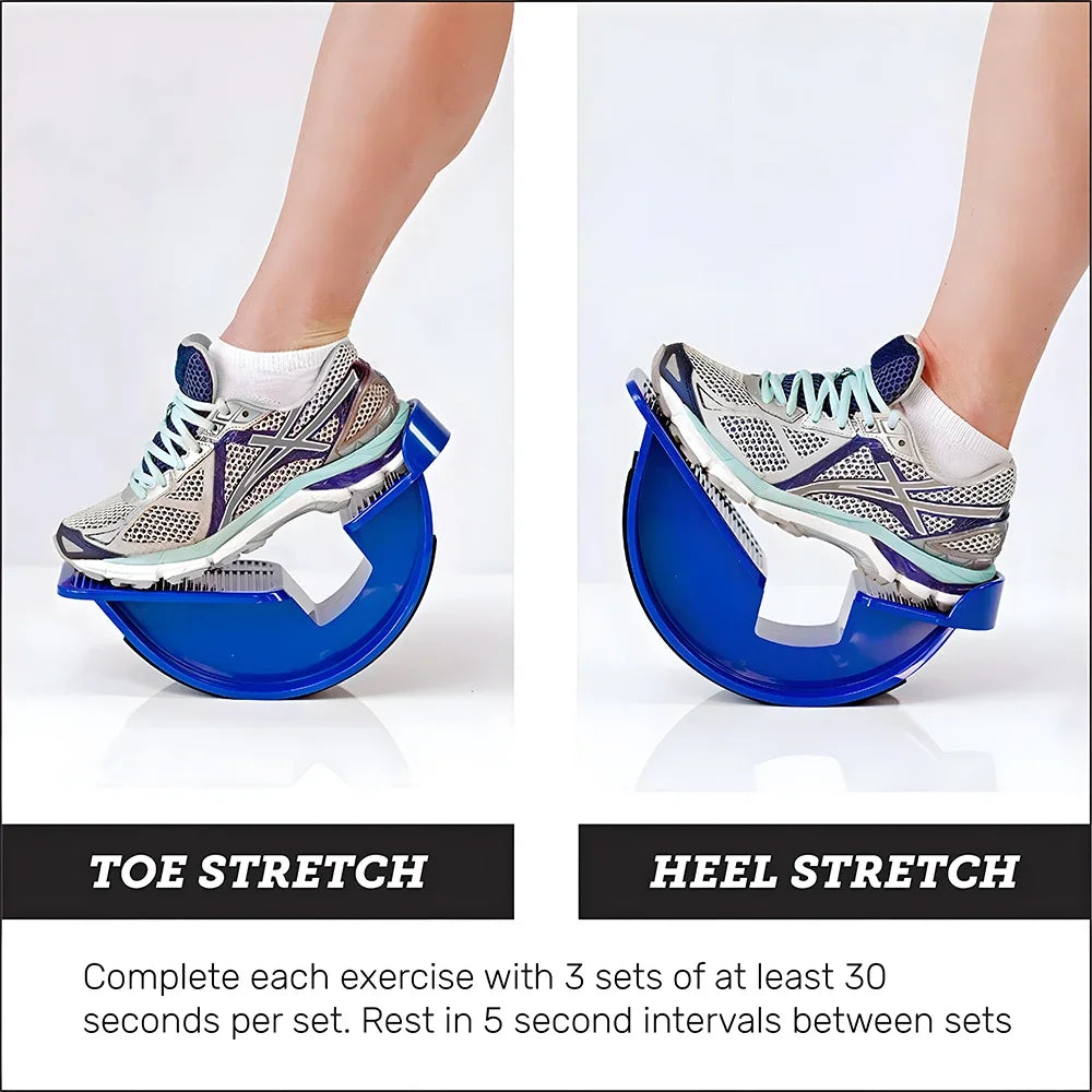 Foot rocking ankle calf stretch board with non-slip design - product image