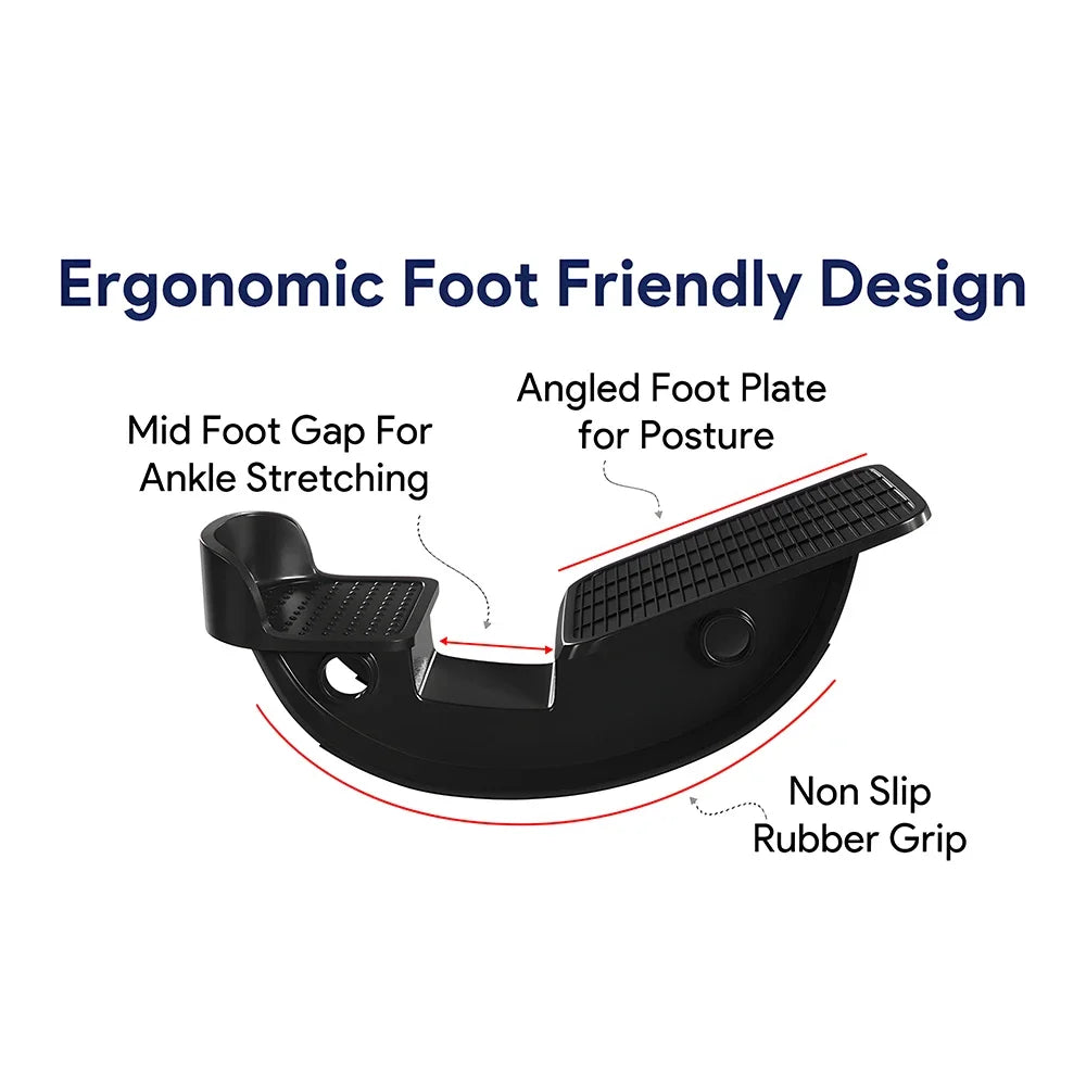 Foot rocking ankle calf stretch board with non-slip design - product image