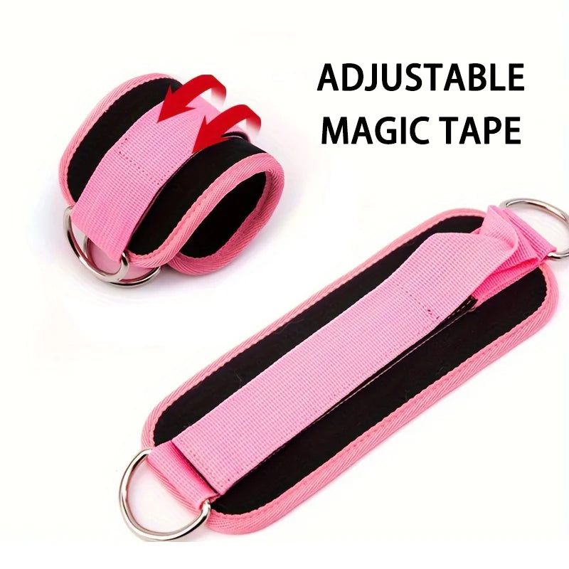Gantry frame ankle buckle with double-strap for hip and ankle strength training - product image
