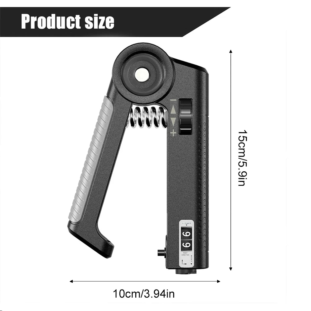Grip strength trainer with mechanical counting and adjustable resistance for hand workout - product image