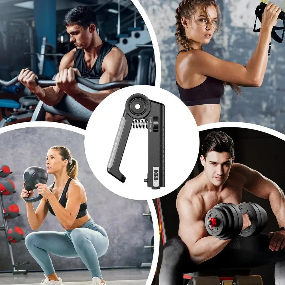 Grip strength trainer with mechanical counting and adjustable resistance for hand workout - product image