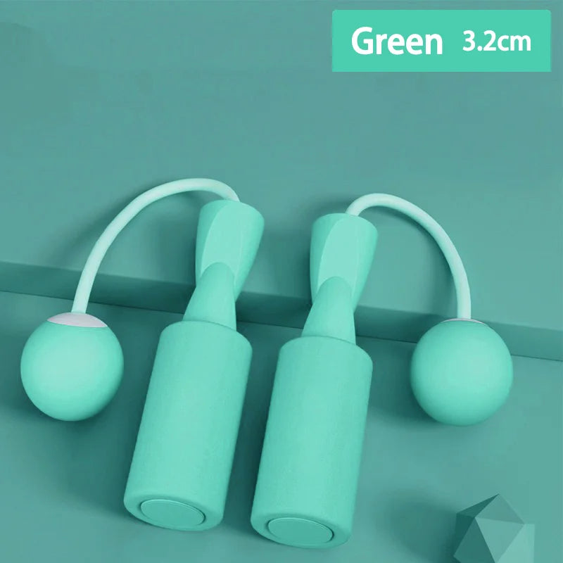 Heavy duty cordless skipping rope with weighted ball for indoor fitness training - product image