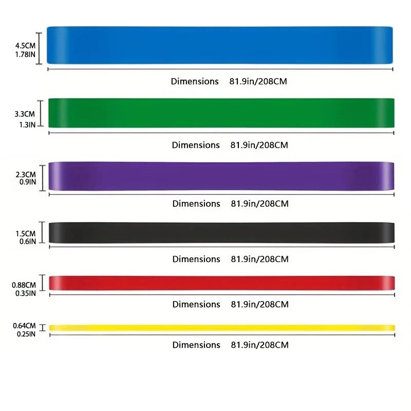 Heavy-duty thickened elastic resistance band for fitness and strength training - product image