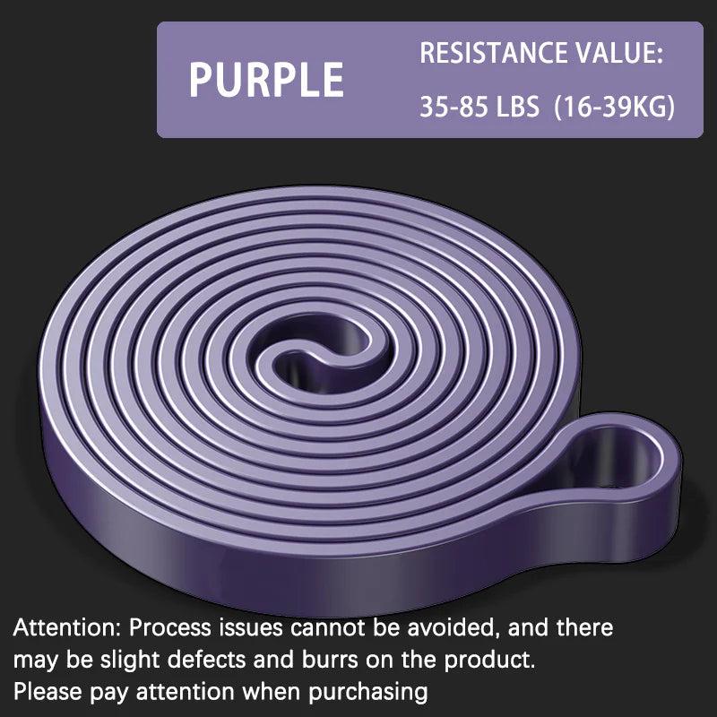 Heavy-duty thickened elastic resistance band for fitness and strength training - product image