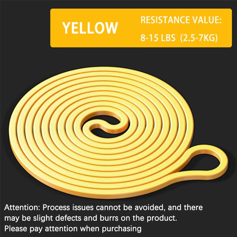 Heavy-duty thickened elastic resistance band for fitness and strength training - product image