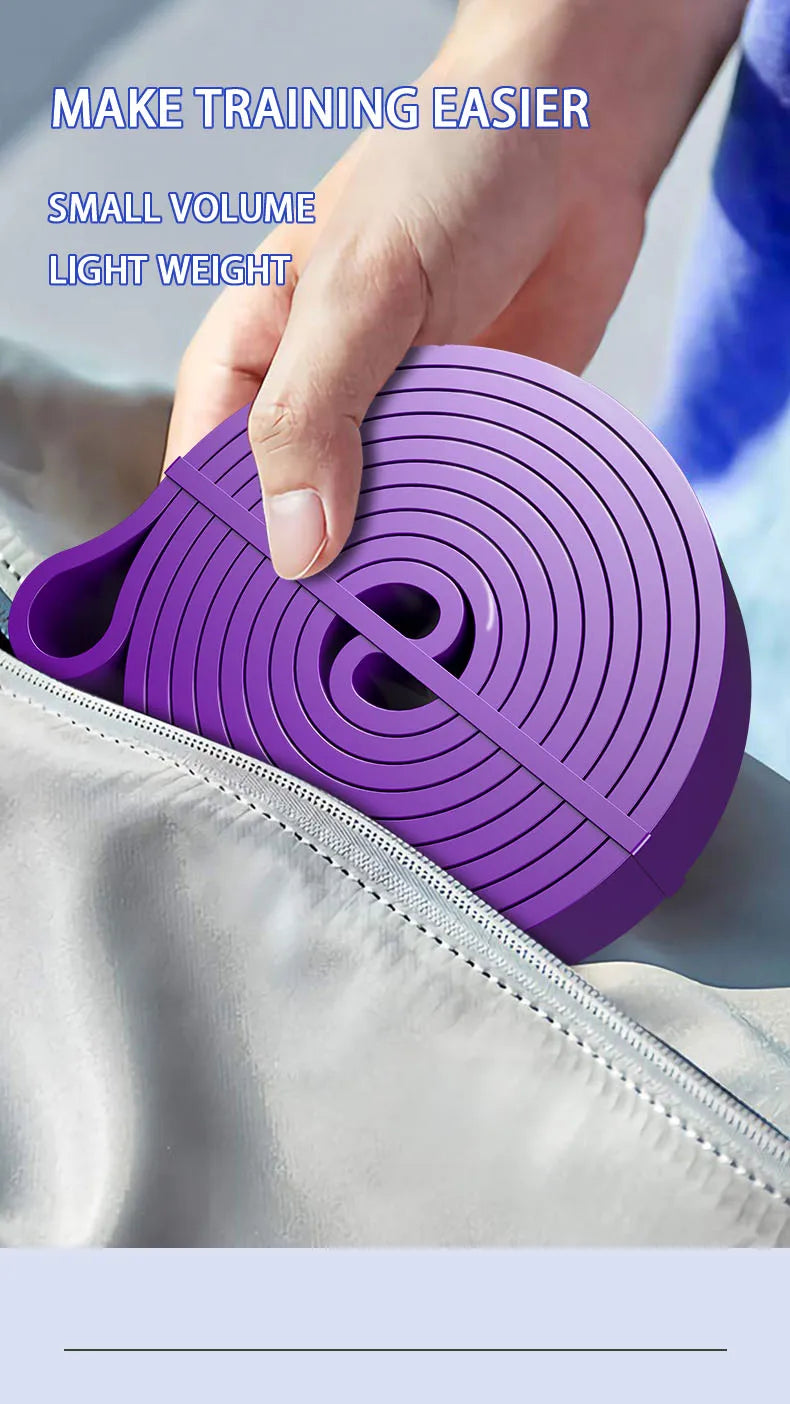 Heavy-duty thickened elastic resistance band for fitness and strength training - product image
