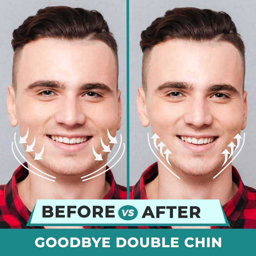 Jaw exerciser trainer with 50/60lbs resistance for facial muscle strengthening - product image