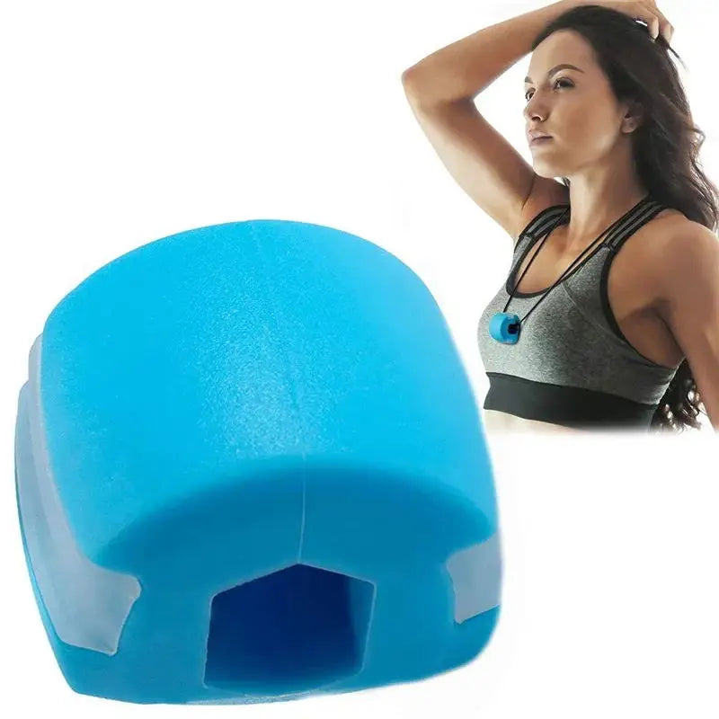 Jawline exerciser silicone fitness ball for facial muscle training - product image