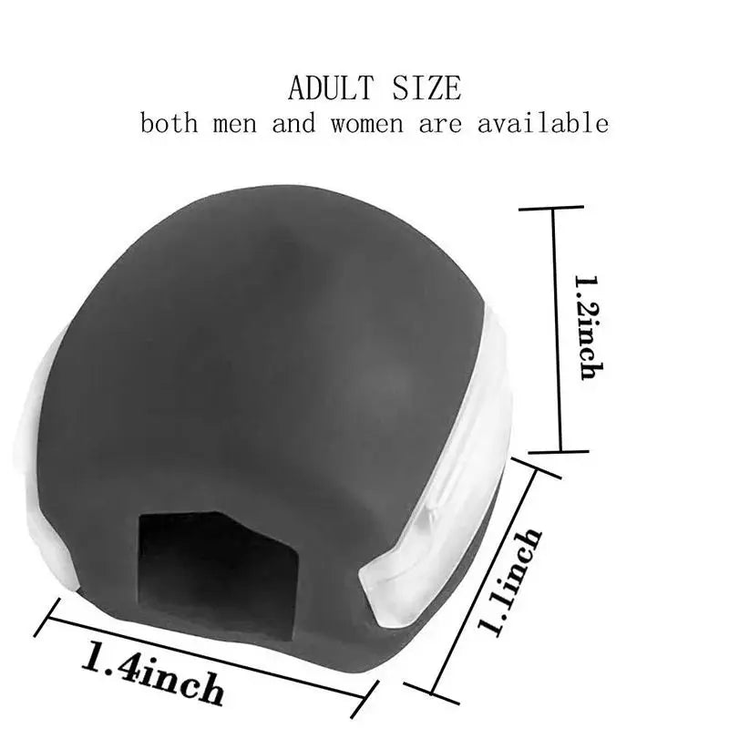 Jawline exerciser silicone fitness ball for facial muscle training - product image