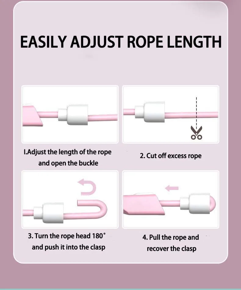Lightweight silent cordless jump rope with anti-slip handles for indoor fitness - product image