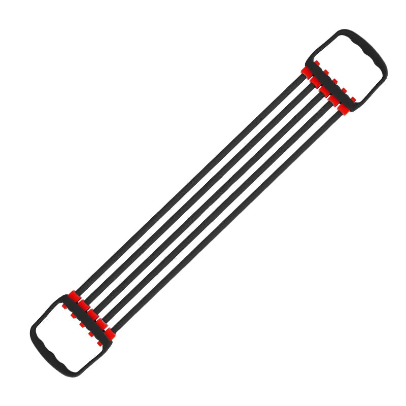 Male shoulder expander with removable rubber tubes for strength training - product image