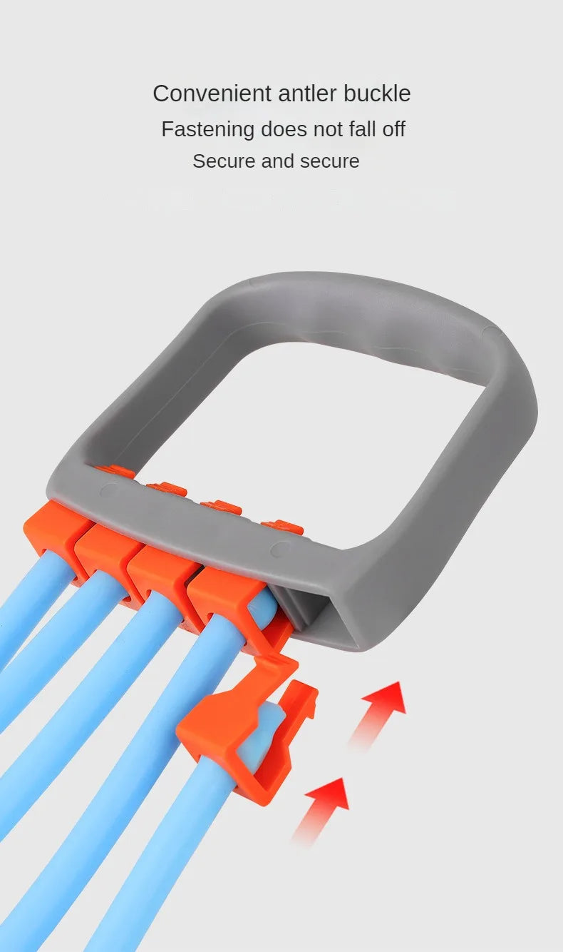 Male shoulder expander with removable rubber tubes for strength training - product image