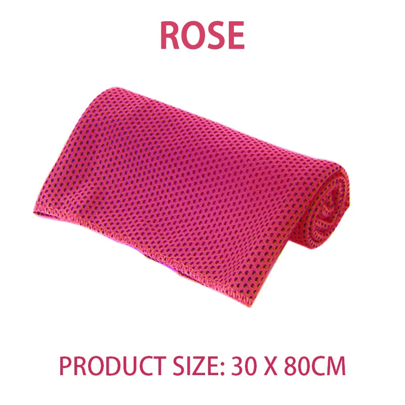 Microfiber quick-dry sports cooling towel for outdoor and fitness use - product image