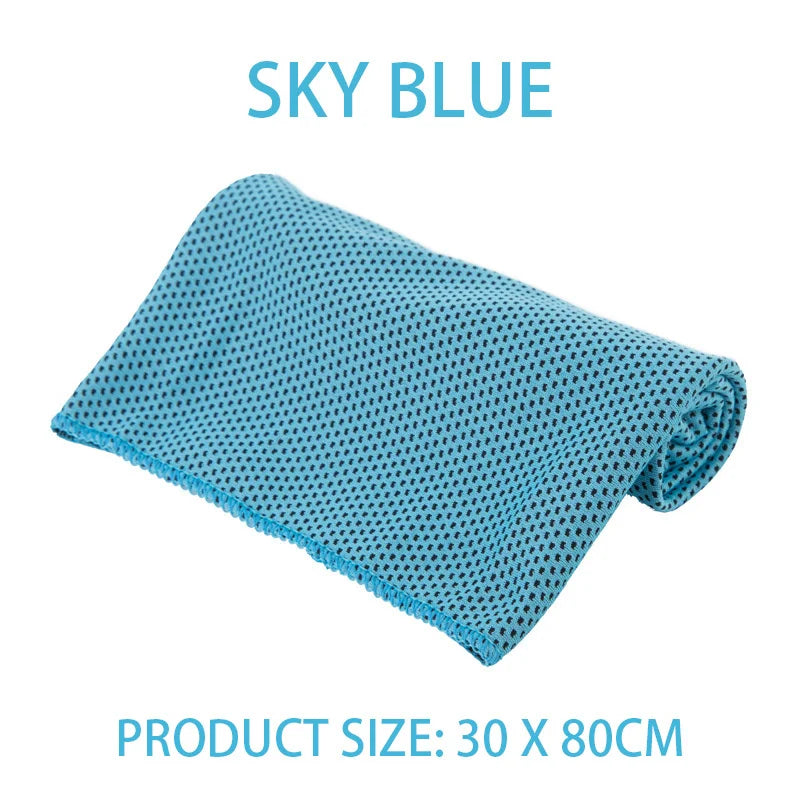 Microfiber quick-dry sports cooling towel for outdoor and fitness use - product image