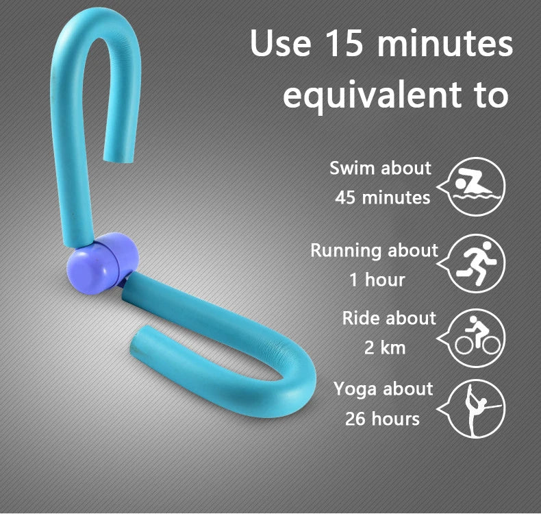 Multifunctional abdominal control and leg trainer with foam handles - product image