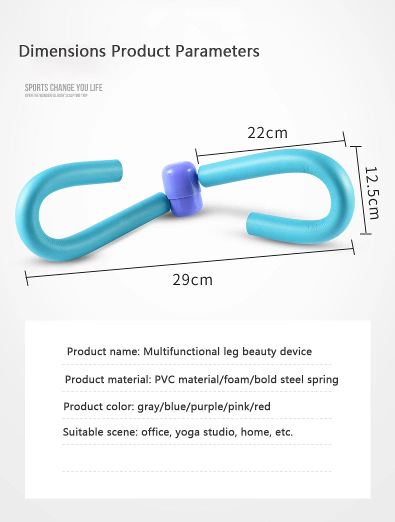 Multifunctional abdominal control and leg trainer with foam handles - product image