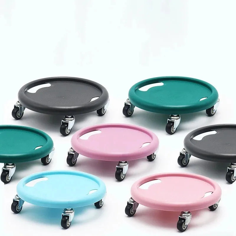 Multifunctional abs four-wheel silent training skateboard with curved groove handle - product image