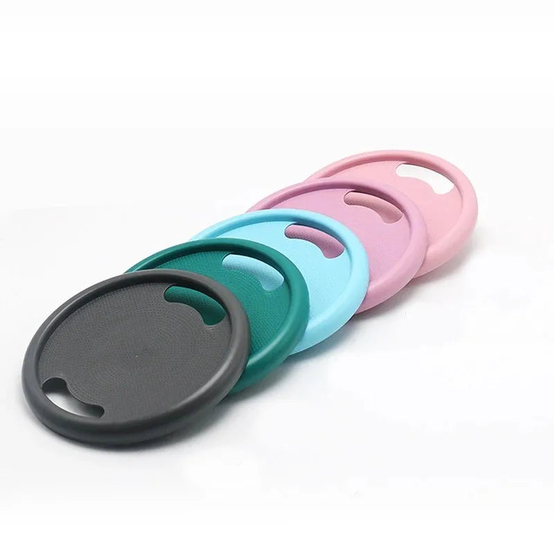 Multifunctional abs four-wheel silent training skateboard with curved groove handle - product image