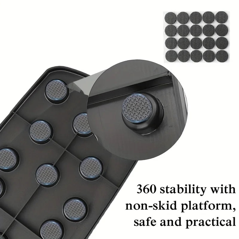 Multifunctional foldable push up board with non-slip handles and multiple angles - product image