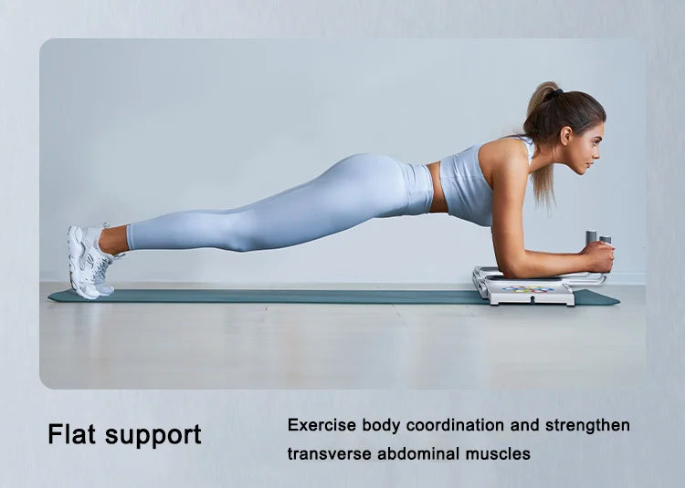 Multifunctional foldable push-up bracket with adjustable handles and anti-slip grip - product image