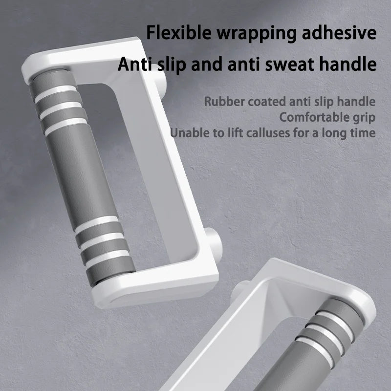Multifunctional folding push-up and sit-up trainer with adjustable handles - product image