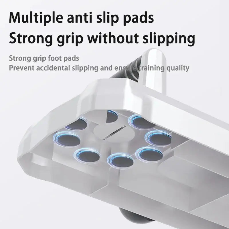 Multifunctional folding push-up and sit-up trainer with adjustable handles - product image