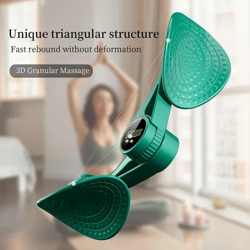 Multifunctional pelvic floor muscle trainer with adjustable touch panel and spring - product image