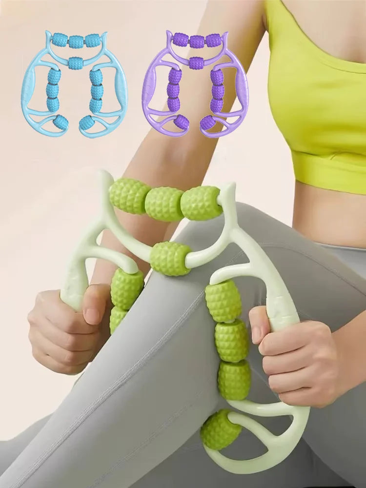 Muscle roller foam roller with trigger point design for deep massage - product image