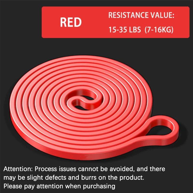 Natural latex resistance band set for strength training and physical therapy - product image