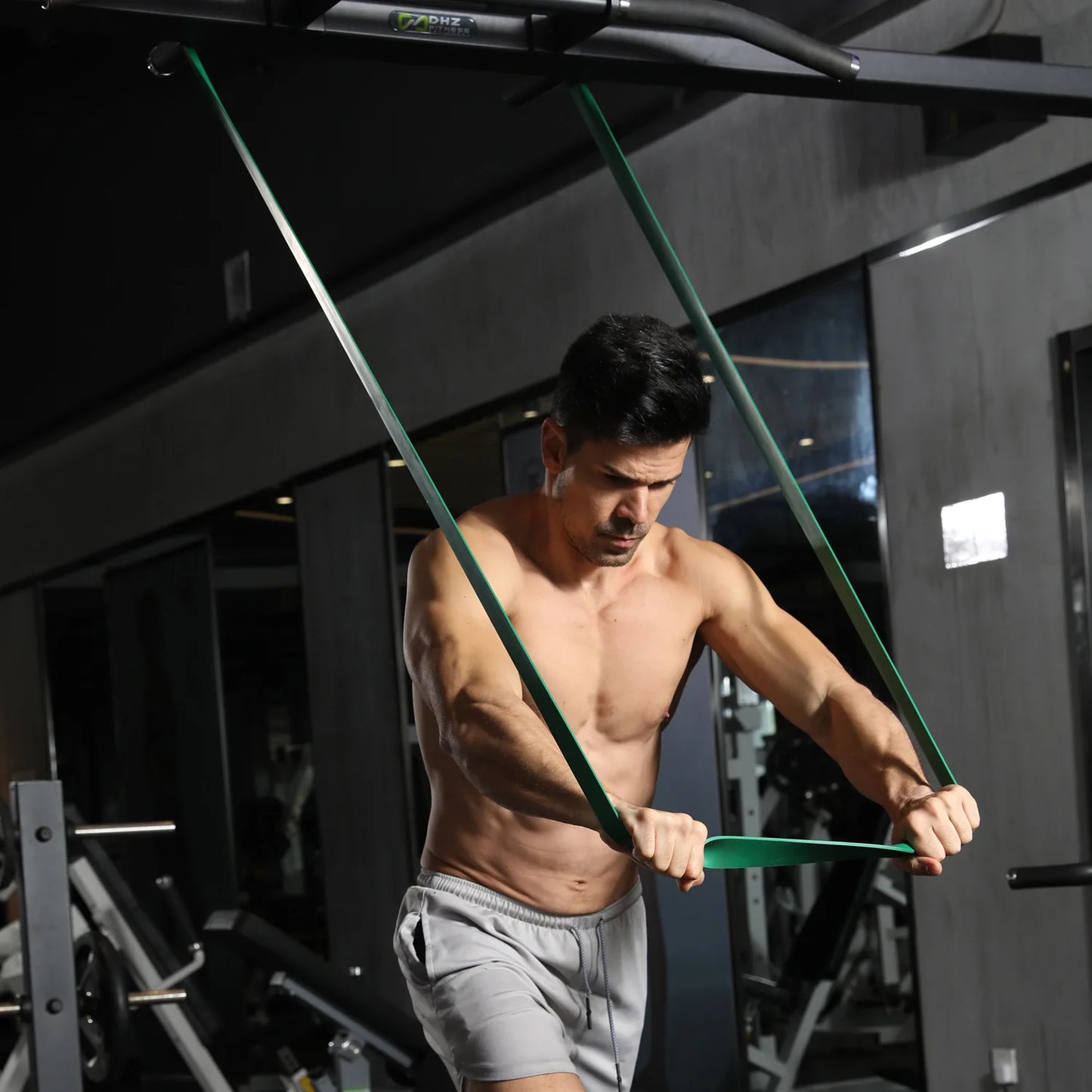 Natural latex resistance bands for full body strength training and stretching - product image