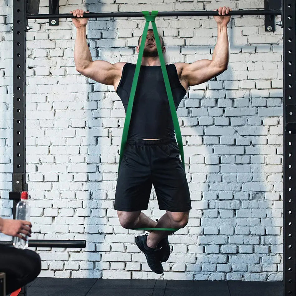 Natural latex resistance bands for full body strength training and stretching - product image