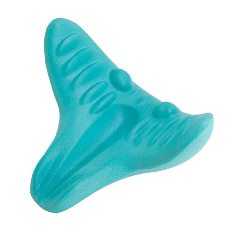 Neck massage pillow with cervical traction and spine correction foam design - product image
