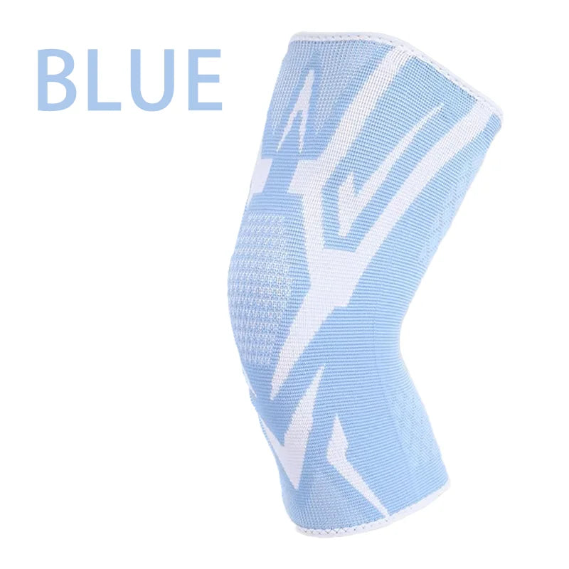 Nylon knee brace support with high elasticity for sports and joint protection - product image
