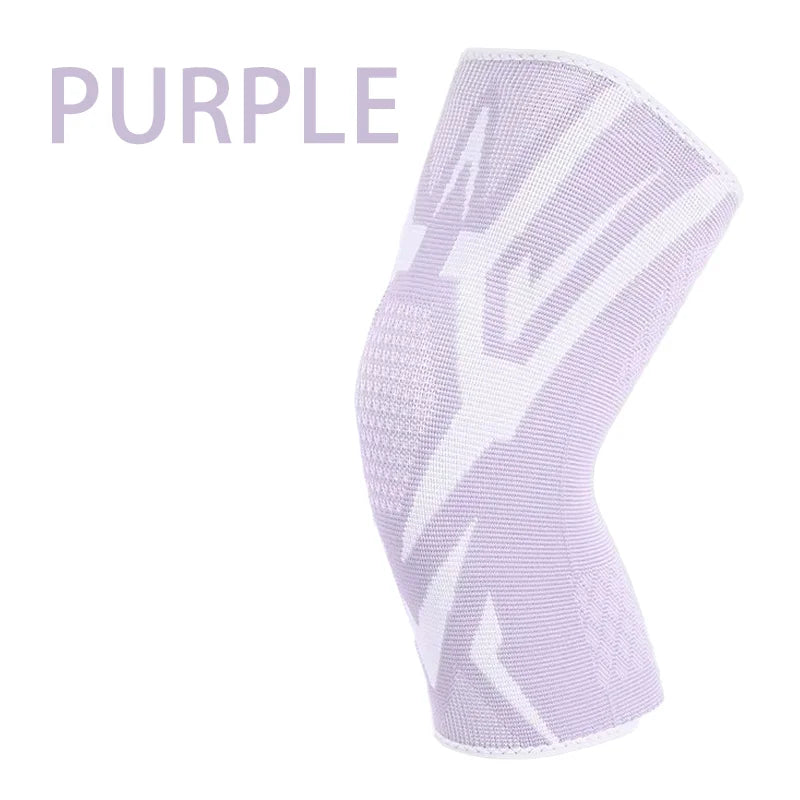 Nylon knee brace support with high elasticity for sports and joint protection - product image