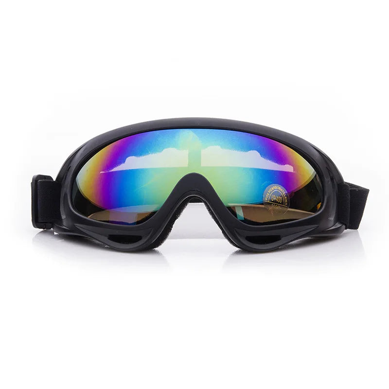 Outdoor windproof dustproof sports goggles with adjustable elastic strap uv protection - product image