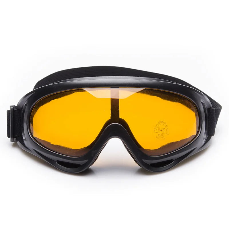 Outdoor windproof dustproof sports goggles with adjustable elastic strap uv protection - product image
