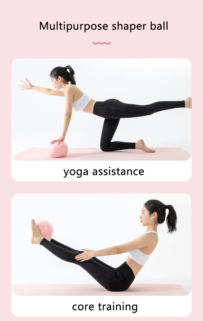 Pilates ball with explosion-proof material and non-slip surface for fitness - product image