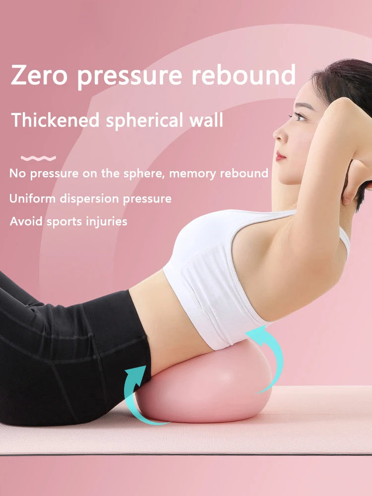 Pilates ball with explosion-proof material and non-slip surface for fitness - product image
