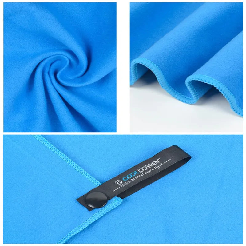 Quick-drying microfiber sports towel for swimming gym camping and running - product image