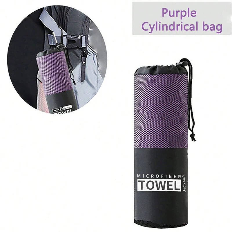 Quick-drying microfiber sports towel for swimming gym camping and running - product image