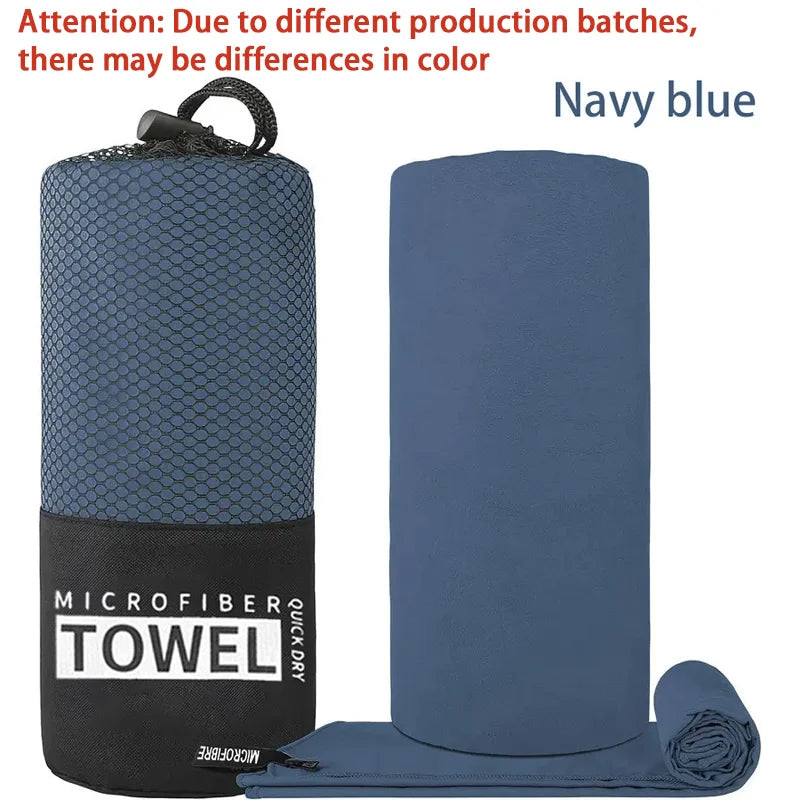 Quick-drying microfiber sports towel with high absorption and lightweight design - product image