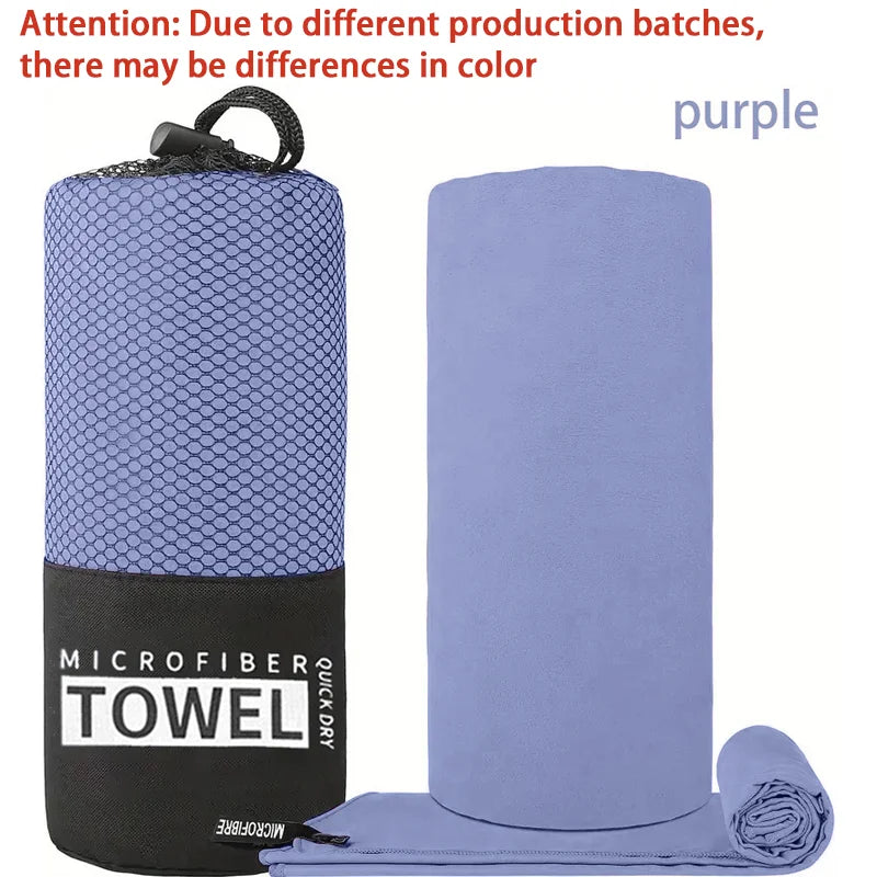 Quick-drying microfiber sports towel with high absorption and lightweight design - product image