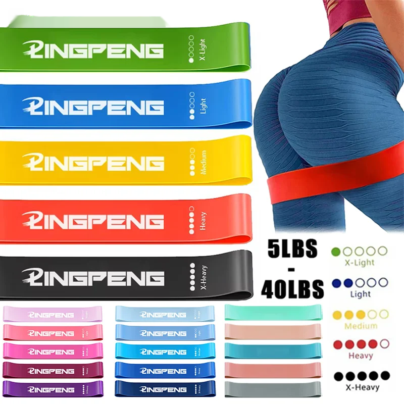 Resistance loop exercise bands set for strength training and physical therapy - product image