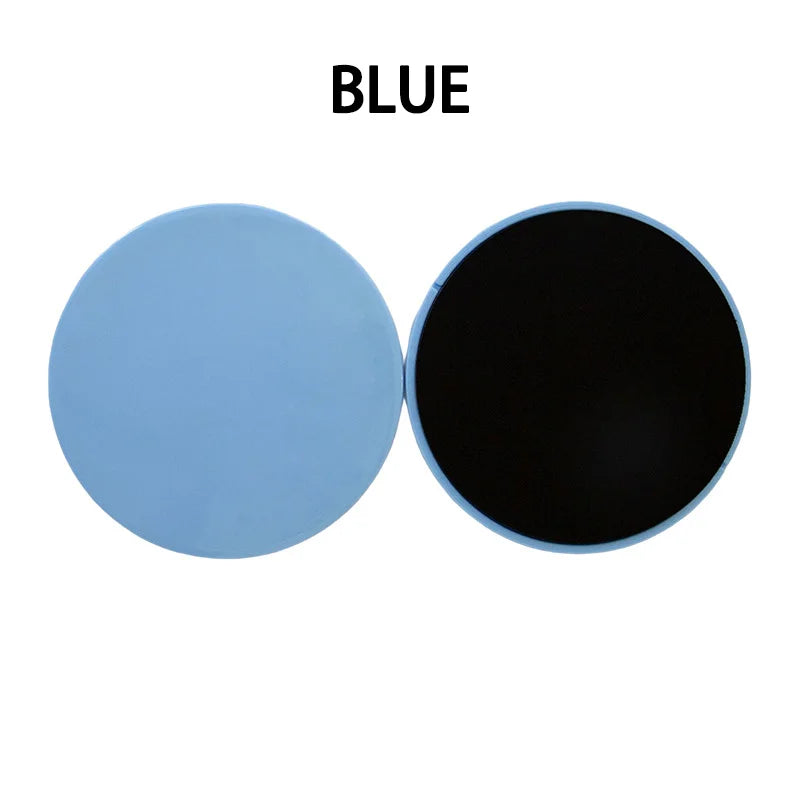 Set of 2 double-sided yoga sliding discs with non-slip eva foam base - product image