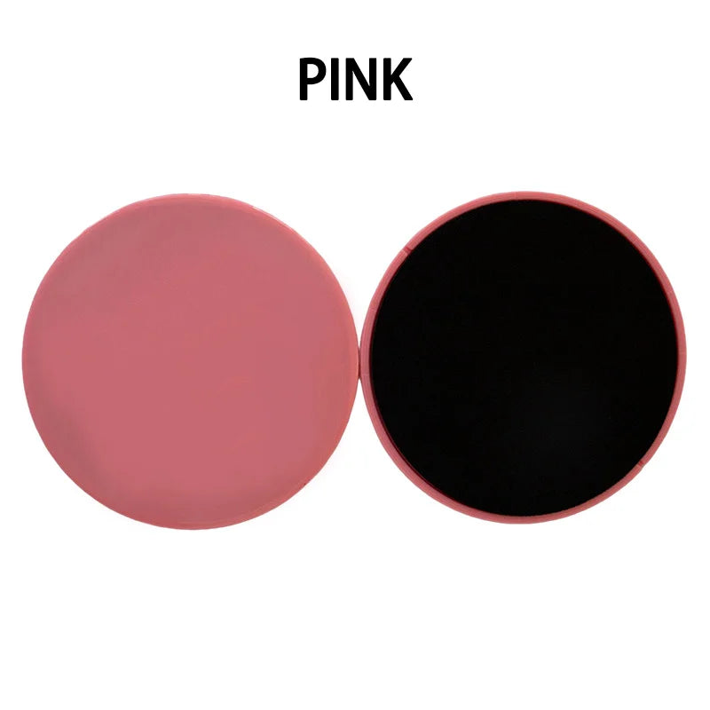 Set of 2 double-sided yoga sliding discs with non-slip eva foam base - product image