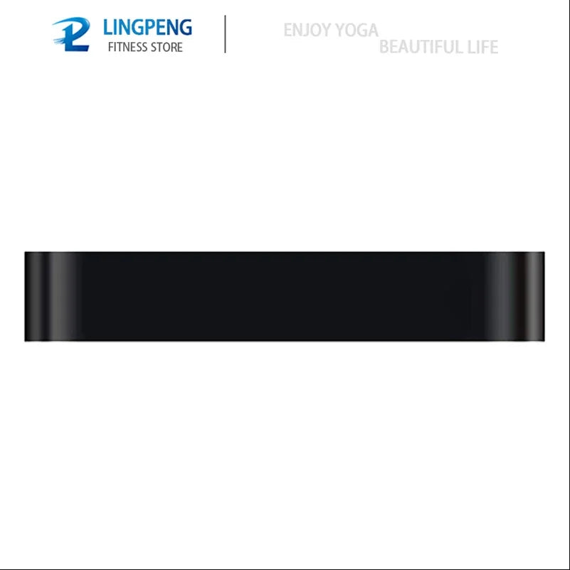 Set of elastic resistance bands with multiple stretch levels natural latex - product image